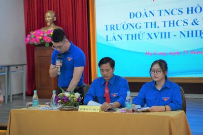 Đại hội đại biểu Đoàn TNCS Hồ Chí Minh trường TH-THCS-THPT Văn Lang.